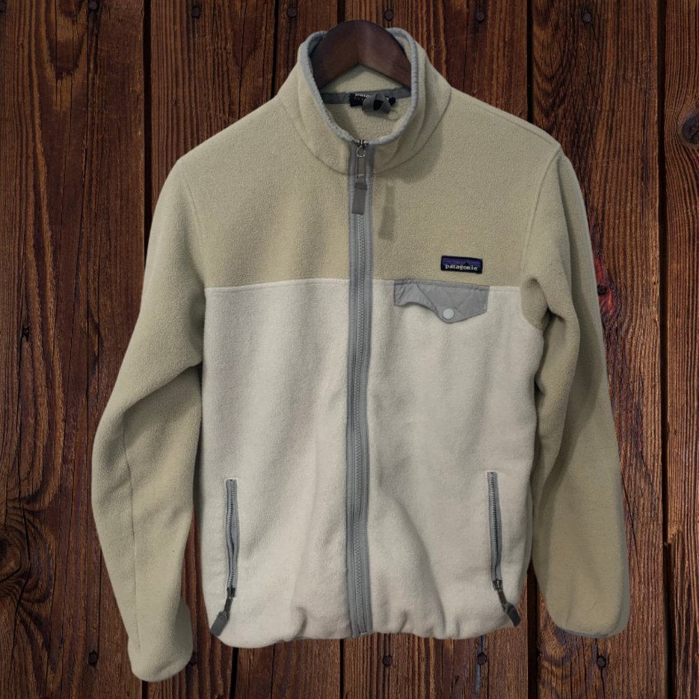 Patagonia - Full Zip Fleece - Women's Medium - Cream - Used